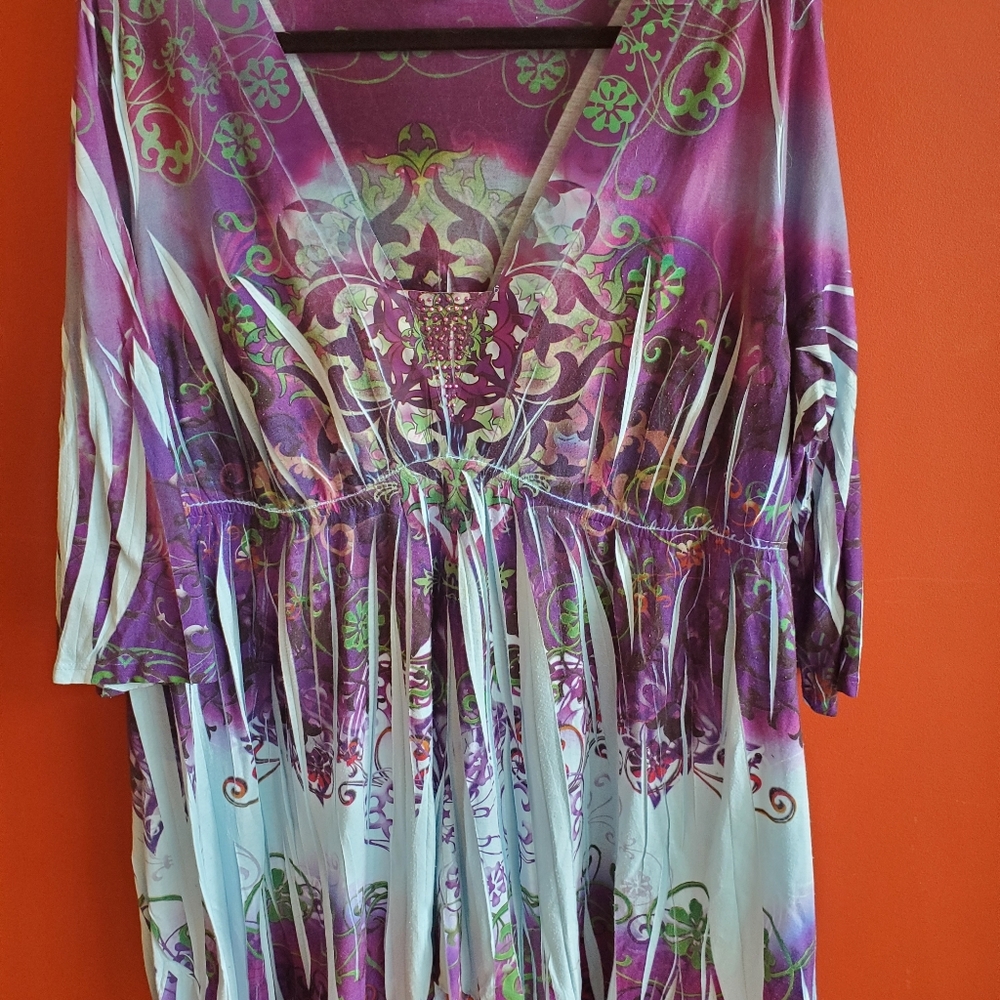 COPY - Purple & Teal Tunic